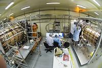 SCT Silicon Tracker in the clean room at CERN, nr. 0605019 06, &copy; CERN